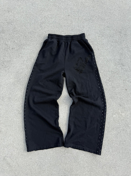 “Gems & Jewels” Black sweats